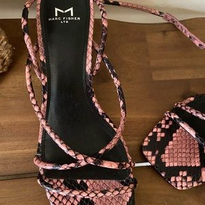 Marc Fisher LTD low heel strappy sandal.